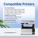 T522 522 Ink High Capacity 522 Ink Refill 5 Bottles Compatible for Ecotank ET-2800 ET-2400 ET-2803 ET-2720 ET-4700 ET-4810 ET-4800 2BK,1C,1M,1Y-5pk