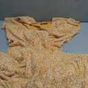 PRETTYGARDEN Women's Summer Floral Boho Maxi Dress Wrap Short Sleeve V Neck Ruffle A-Line Flowy Wedding Guest Long Dresses M