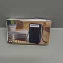 Portable Radio AM FM with Best Reception, Goodes Transistor Radio with Loud Speaker, 2AA Battery Operated, Headphone Jack for Indoor, Outdoor and Emergency Use - White