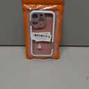 for iPhone 16 Pro Bumper Case, Hybrid Protection Heat Dissipation Frame Bezel No-Back Phone Cover Case 6.3" 2024 - White & Gray