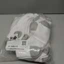 Amazon Essentials Men's 10-Pack Cotton Half Cushioned Ankle Socks, White, Shoe Size: 6-12