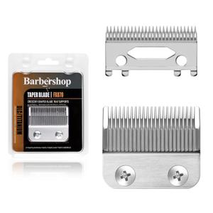 FX801R Replacement Blades for FX870 Clippers, Replacement Clipper Blades Compatible with Barberology FX870/FXF880/FX810/FX825/FX673N, Silver