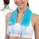 NEWGO Ice Pack for Neck Pain Relief, FSA Eligible, Neck Ice Pack Wrap for Cervical Pain Relief, Office Pressure, Sports Injuries, Swelling - 24.8" x 4.13"