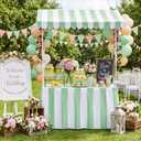 Colingmill Circus Tabletop Tent Kit Carnival Party Decor, Green, 55 x 53 x 23 inches