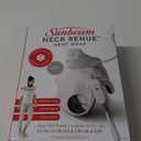 Sunbeam Contoured Heating Pad for Neck & Shoulder Pain Relief with Auto Shut Off Moist Heating Option 22 x 19 Grey