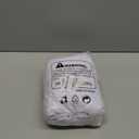 Smiry 2 Pack Spandex Table Cloth 4FT, Elastic Fitted Stretch Tablecloths, Washable and Wrinkle Free Rectangular Patio Table Cover for Outdoor, Wedding, Banquet & Parties (White, 48Lx30Wx30H Inch)