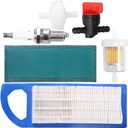 Anxingo 697153 794422 Air Filter Oil Fuel Filter Replacement for B S 31A507 31A677 31A607 31E607 31E677 698083 795115 Intek 15.5HP 17-17.5HP Tractor Engines John Deere Toro Lawn Mower