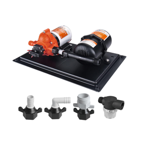 SEAFLO 33 Series Water Pump and Accumulator Tank System - 115V, 3.3 GPM, 45 PSI, 0.2-Gallon Tank | Reduces Cycling | For Marine, RV, Off-Grid, and Home Use