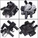WFLNHB YW4H18495AA XR822975 XW4Z18495AA 5-Port Heater Control Water Valve HVAC Vacuum Solenoid Valve Replacement for Ford Thunderbird Jaguar S-Type Lincoln LS
