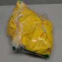 NettyPro Patio Chair Seat Cushion Covers Set 4, Waterproof Outdoor Furniture Cushion Slipcovers with Zipper and Tie, 24 x 24 x 4 Inch, Replacement Cover Only, Yellow