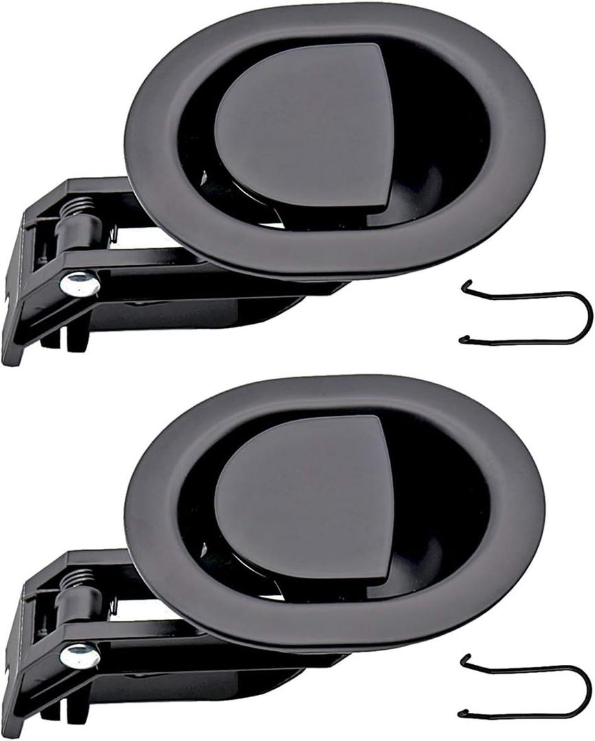 2Pcs Universal Heavy-Duty Metal Sofa Chair Recliner Release Pull Handles Replacement Parts, Fits Ashley, Lazy Boy and Most Recliner Brand, Recliner Handle Size 3" x 3.5"