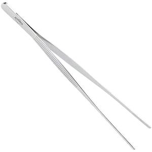 Küchenprofi 12-Inch Tweezer Tongs in 18/10 Stainless Steel, 3 Pack
