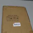 8x10 Picture Frame in Beige with Shinning Gold Wavy Edge, Resin Frame with Real Glass, Display 8x10 Photos Matted to 5x7, Vertical and Horizontal Desk Tabletop or Wall Hanging