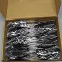 10 Pairs Plastic Shoe Tree Stretcher Shaper for Men (Black)