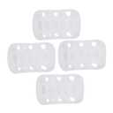 8 Pcs Milk Bottle Sleeves Pigeon Supplies Silicone Bottle Cover Feeding Glass Covers Glass Sleeves Nursery Feeding Baby White Anti-Fall