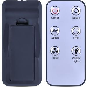 Replacement Remote Control Intended for LivePure Bladeless Indoor/Outdoor Rechargeable Fan LP1780FAN-SGE LP1780FAN-TEA LP1780FAN-LAV LP1780FAN-DNB LP1780FAN-COR
