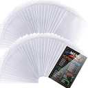 Henoyso 300 Pcs Clear Menu Sleeves 8.5 x 14 in Legal Size, Print Protectors