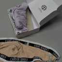 Organic Basics Men's Easy 6" Cotton Boxer Brief Underwear (Pink, XL)