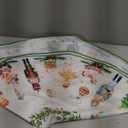 Nutcracker Christmas Tree Skirt Holiday Party Supplies Decorations Halloween Xmas Tree Mat Farmhouse Decorations 30" (White)