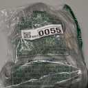 FantaLook Long Silvery Grey 2 Pigtail Wig with Bandana for Halloween