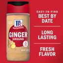 McCormick Ground Ginger, 1.5 oz (EXP 09/21/29)
