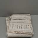 Tortania Area Rug Living Room Rugs - 3x5 Washable Soft Neutral Boho Moroccan Farmhouse Mat Indoor Floor Carpet for Bedroom Under Dining Table Home Office Decor - Brown