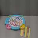 Light Up Fishing Game Toys, Rotating Board Game with Music Including 45 Fishes and 8 Fishing Poles, Party Game Toys for Kids Age 4 5 6 7 8 and Up