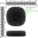 Geekria Replacement Ear Pads for Marshall Major III Wired Wireless, MID ANC Headphones Ear Cushions, Repair Parts (Black)