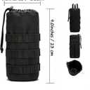 Golf Ball Bag Pouch for Balls Accessories | Store Up to 15 Balls | Portable Outfit Organizer Bag with 12 Slots | Also Great for Gym Sports Travel Tactical