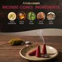 Aiimuzeum Natural Cedar Incense Cones 30 PCS- Handmade Excellence, Long Burning Perfect for Relaxation and Meditation,Aromatic Rooms,Air Purifier Home and House Decor (Himalayan-Cedar)