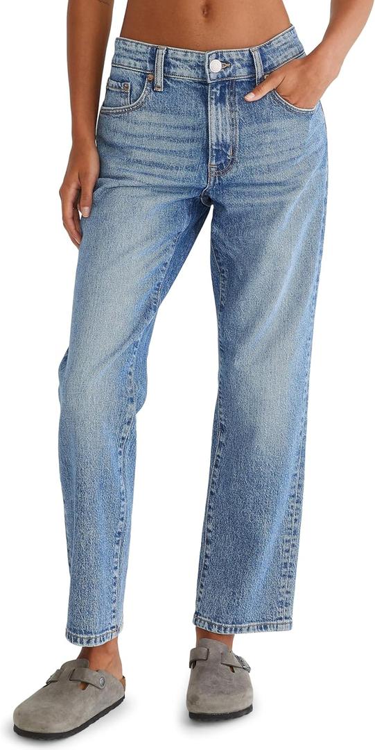 Aeropostale Women's Mid-Rise Straight Ankle Jean, 6 Reg