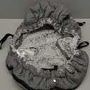 ACRABROS Car Seat Cover Baby: Winter Infant Carseat Canopy for Boy Girl Newborn, Zipper Peeping Window, Warm Cozy Cold Weather Waterproof Fitted, Heather Grey