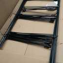 6 Packs Tomato Cages for Garden, 12"×12"×39" Plant Support Cage with Different Spacing, Green Metal Trellis for Climbing Plants Like Cucumber, Flowers