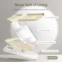 4 x [5 in 1 for iPhone 11 Pro Max Case 6.5, with 2 Pack Screen Protector + 2 Pack Camera Lens Protector, Liquid Silicone Slim Shockproof Protective Phone Case [Microfiber Lining] (Stone)