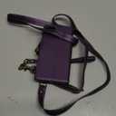 Crossbody Wallet Case Compatible with iPhone SE/7/8 RFID Blocking 7-Card Holder Soft PU Leather Magnetic Snap Shoulder Strap Zipper Pocket Phone Cases Fit for iPhone SE 2020 2022 - Purple