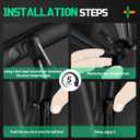 HUOPO 28 inch 200lb/890N Gas Strut Shock 28" Lift Support for Tonneau Cover Snowmobile Trailer Roof Top Cap Lid Queen Murphy Bed Hatch Boat Heavy Steel Door Custom Window Lift, 2pcs