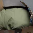 MABOZOO 2 Inch Thick Yoga Mat, 72''x24'x2" Foldable Extra Thick Exercise Mat Gymnastics Mat with PU Leather, Padded Yoga Mat Fitness Mat for Yoga, Pilates, Stretching (Green)