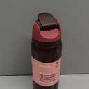 Owala FreeSip Insulated Stainless Steel Water Bottle with Straw, BPA-Free Sports Water Bottle, Great for Travel, 32 Oz, Black Cherry