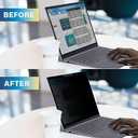 SenseAGE Magnetic Privacy Screen Protector for Surface Laptop 13.5 inch (6/5/4/3/2/1), Easy On/Off Privacy Filter, Anti Blue Light Glare, Notebook Privacy Screen Filter, Compatible with Surface Laptop 13.5"