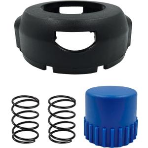 4Pcs KLS 124-03 Trimmer Replacement Cover Cap Compatible with Kobalt 24-Volt Max KST 2224B-03 KST 2024A-03 KST 4024A-03 KST 1124B-03 String Trimmer,with Replacement Part Bump Knob & Spring