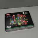 3 in 1 Animals Parrot Chameleon Crab Building Block Set, Flowers Botanical Animal Building Toy, Compatible with Lego Creative Construction Gift for Adults Kids Boys Girls 6+(538PCS)