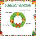 10 Pcs Christmas Cruise Door Magnets, Christmas Captain Mouse Cruise Door Decorations, Reusable Refrigerator Magnets for Cruise Ship Door Decorations