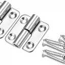 uxcell Lift Off Hinge, 1.5" 304 Stainless Steel Left Detachable Small Slip Joint Flag Hinges 3pcs