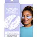 Pacifica Reusable Mask Under Eye Mask Silicone Face Mask for Fine Lines & Dark Circles, Pair with Serum, Storage Tin Included, Vegan & Cruelty-Free, 2 Pieces