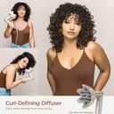 Shark FlexStyle Curl-Defining Diffuser, Attachment for Shark FlexStyle Blow Dryers, Compatible with HD400's Series, Styling Tool for Wavy, Curly, and Coily Hair, Enhance Natural Curls, Stone, XSKHD4DA