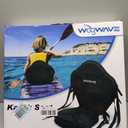 WOOWAVE Kayak Seat Padded Deluxe Paddleboard Seats Adjustable Boat Seat Cushioned Fishing Seat High Back Comfortable Backrest Support for Universal Sit, Thickened Cushion