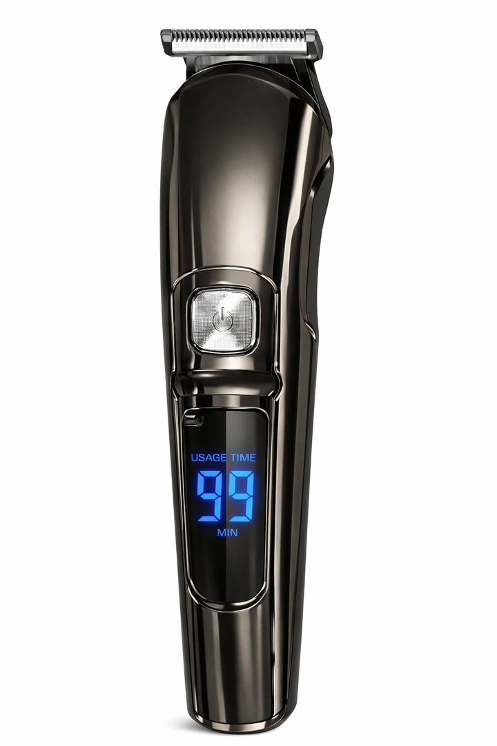 Hair Clipper Adopt T-Shaped Cutter Head Easily Cut and Thin Hair Without Getting Stuck