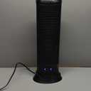 Honeywell Slim Ceramic Tower Heater, Large Room, Black  Easy to Use Ceramic Heater  Slim Space Heater with Two Heat Settings