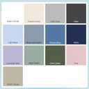 California Design Den 100% Organic Cotton Standard/Queen Pillow Cases 2, Soft Percale Weave Cotton Cooling Pillowcases (Blue Hydrangea)