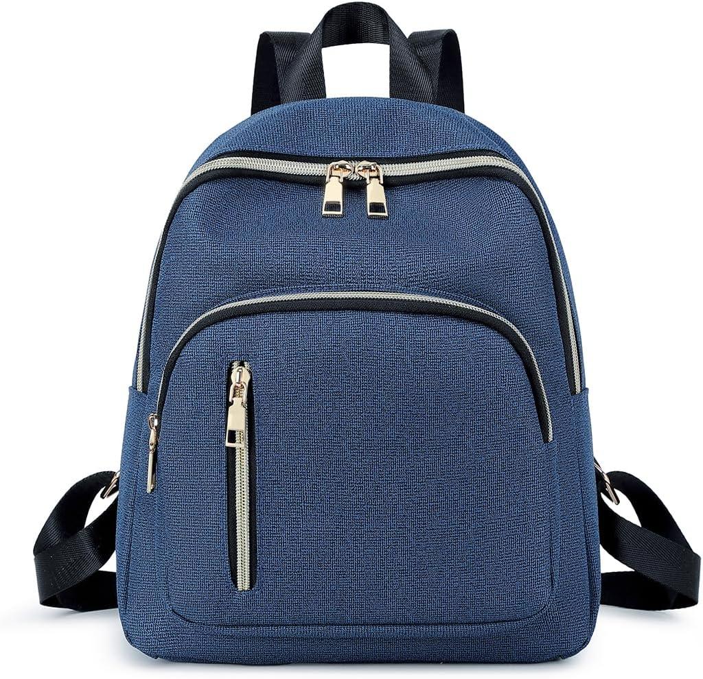 Women Mini Backpack Purse Water resistant Nylon Fashion College Bag Casual Daypack